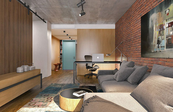 Thiết kế nội thất ấn tượng căn hộ Studio 56m2